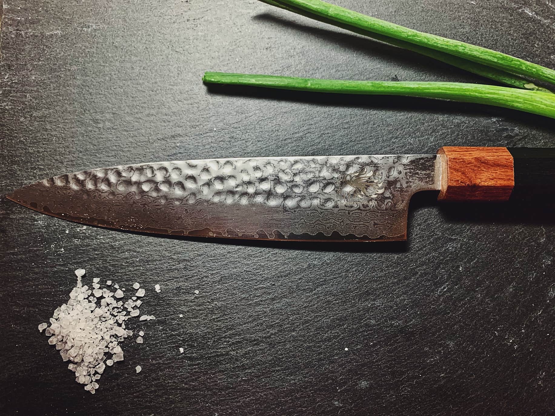 Kitsune Cutlery, 8 Inch VG-10 Damascus Kitsune Chef Knife