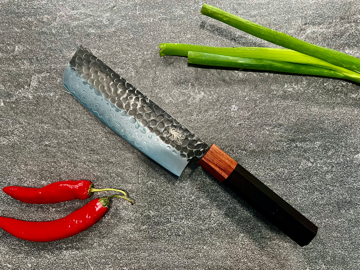 AUS-10 Damascus 6.5-in Chinese Cleaver – KATSURA Cutlery